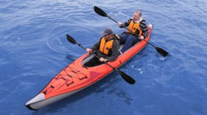 an example of a tandem inflatable kayak